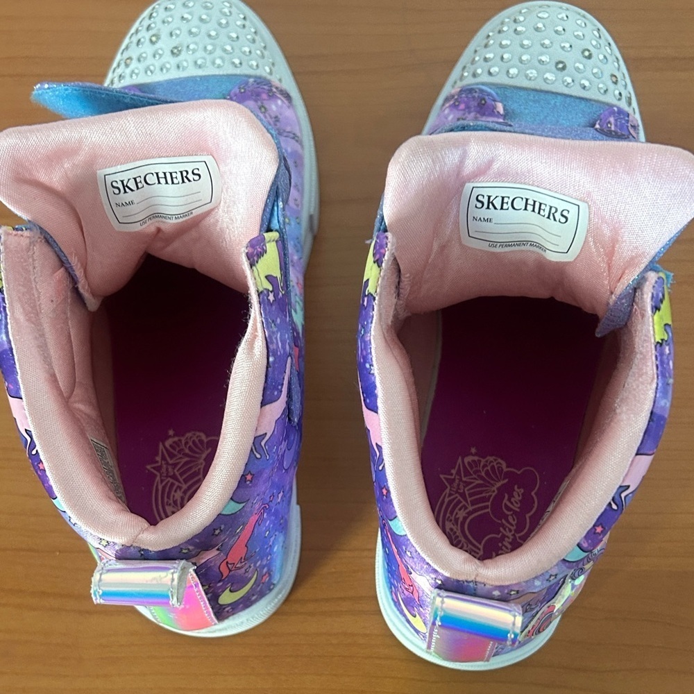 Skechers Kids' Purple Unicorn Sneakers - Picture 9 of 16